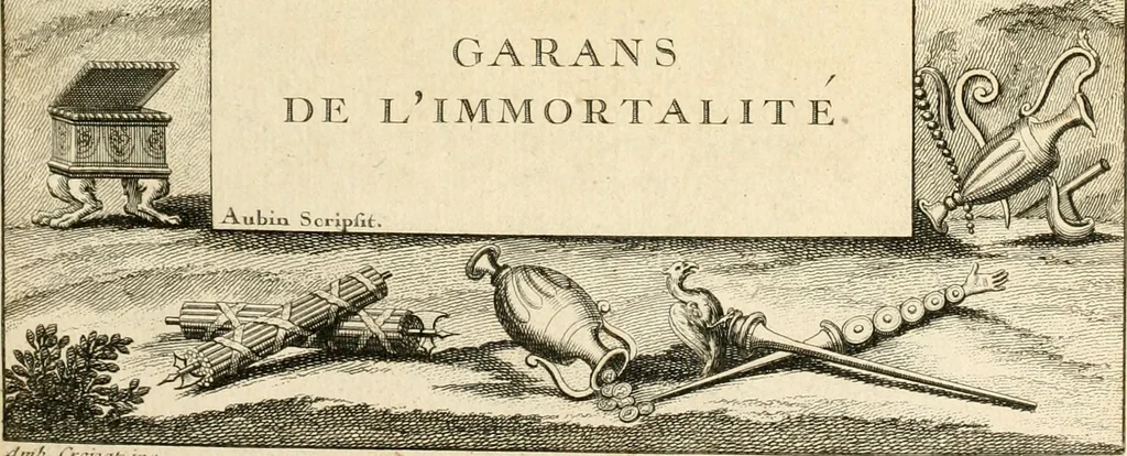 An illustration from Explication de divers monumens singuliers, qui ont rapport a la religion des plus anciens peuples : avec l'examen de la derniere edition des ouvrages de S. Jerôme, & un traité sur l'astrologie judiciaire : ouvrage enrichi de figures en taille-douce, 1739, leaf 6