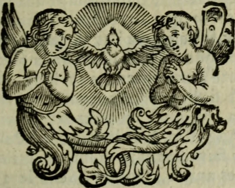 An illustration from Explication de l'oraison dominicale : composée des pensées et des paroles mêmes de S. Augustin, qu'on a extraites avec une très-exacte fidélité ; où l'on explique les secrets de l'humilité chrétienne, & toute la substance de la divine morale de Jesus-Christ, 1688, leaf 38