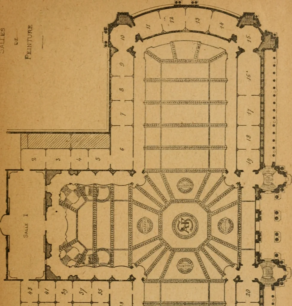 An illustration from Explication des ouvrages de peinture et dessins, sculpture, architecture et gravure, des artistes vivans, 1673, leaf 6