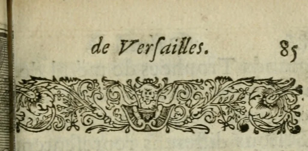 An illustration from Explication des tableaux de la galerie de Versailles et de ses deux sallons, 1687, leaf 92