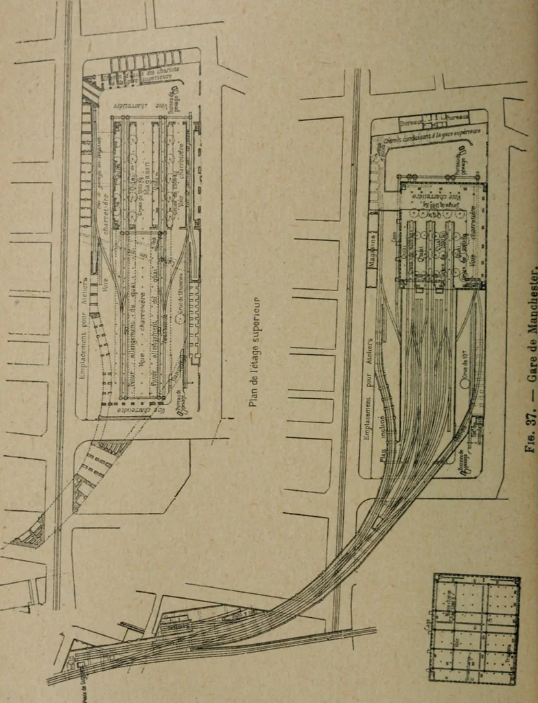 An illustration from Exploitation technique des chemins de fer .., 1907, leaf 103