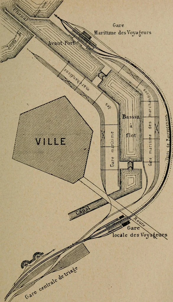 An illustration from Exploitation technique des chemins de fer .., 1907, leaf 110
