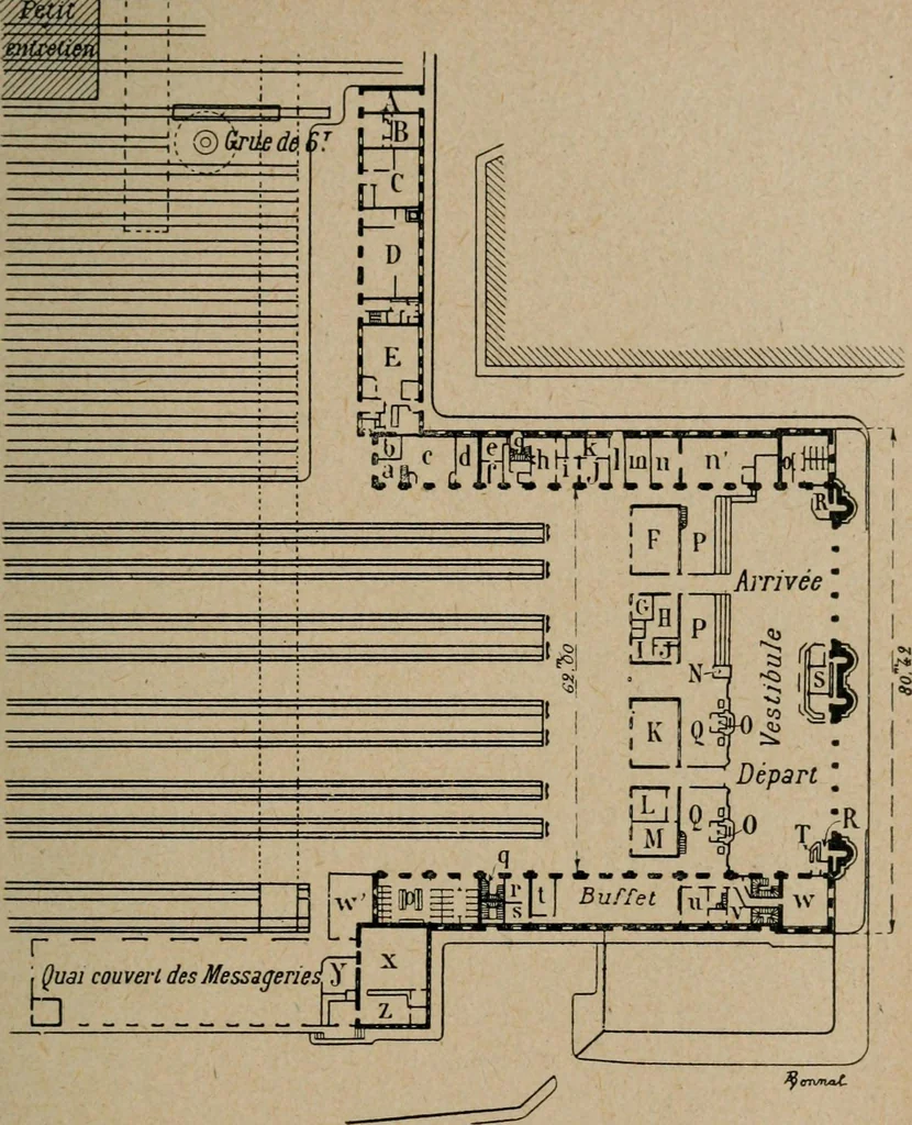 An illustration from Exploitation technique des chemins de fer .., 1907, leaf 122