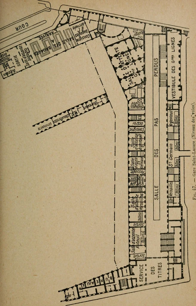 An illustration from Exploitation technique des chemins de fer .., 1907, leaf 124