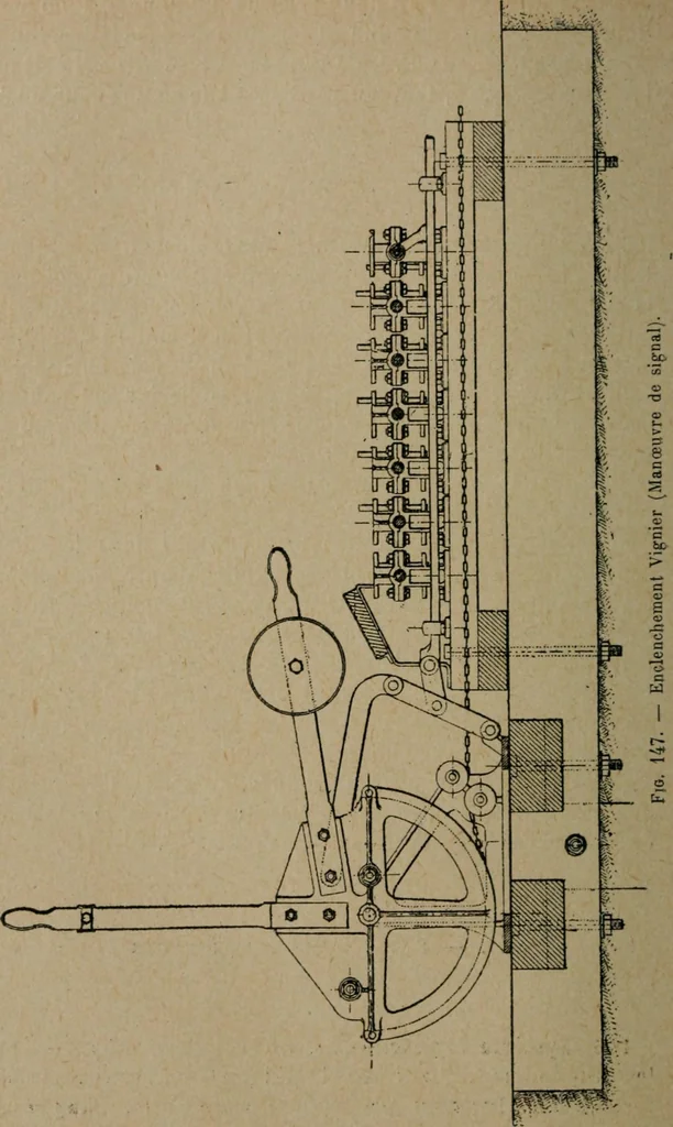 An illustration from Exploitation technique des chemins de fer .., 1907, leaf 303