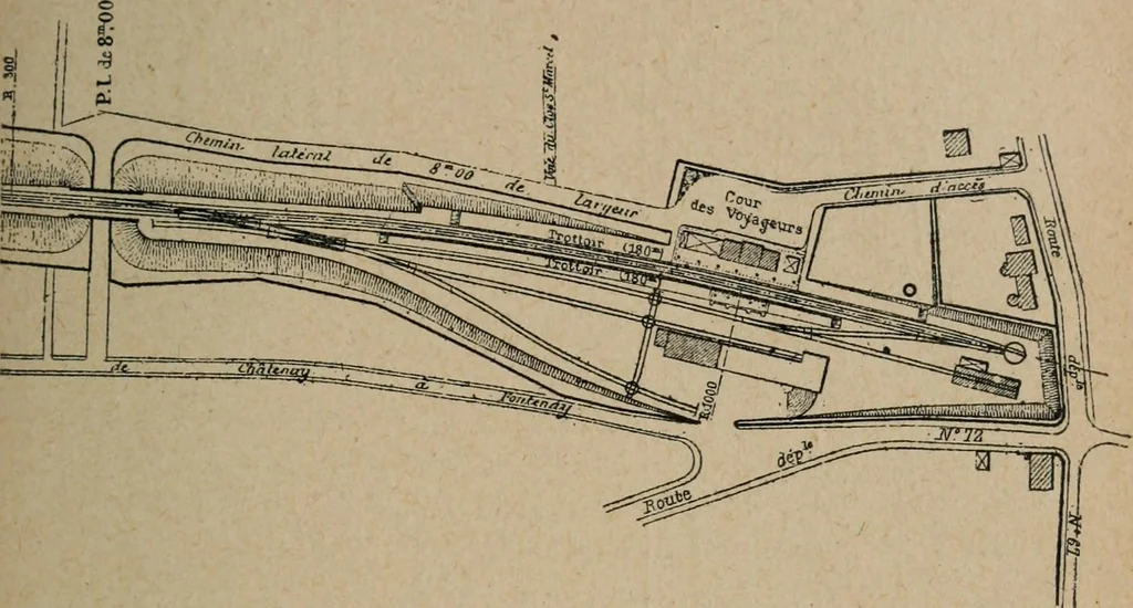 An illustration from Exploitation technique des chemins de fer .., 1907, leaf 44