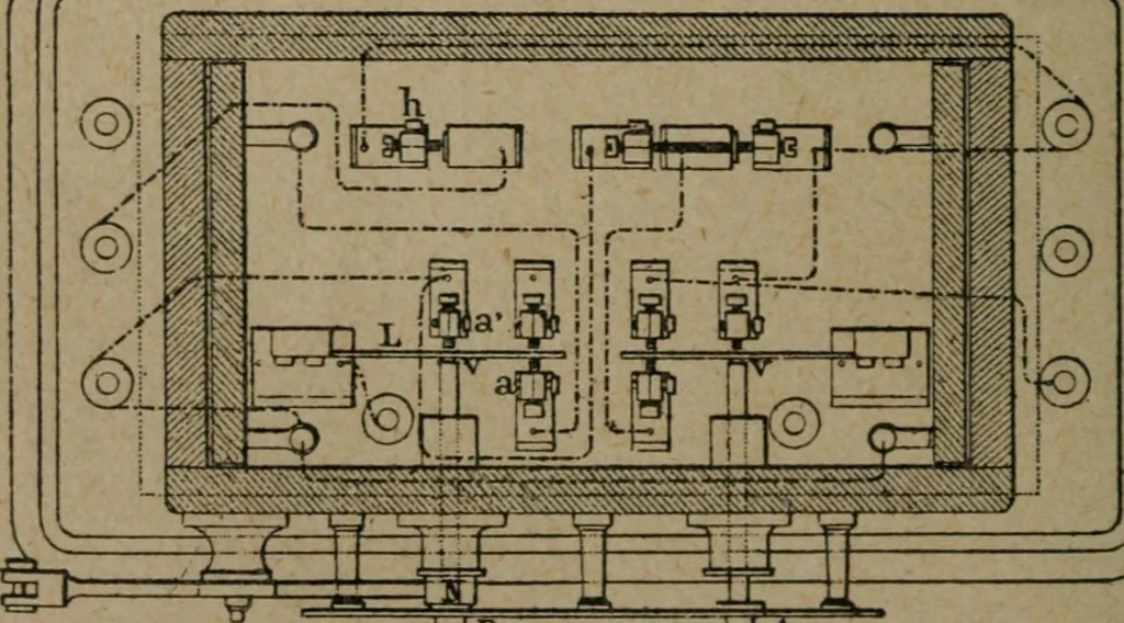 An illustration from Exploitation technique des chemins de fer .., 1907, leaf 451