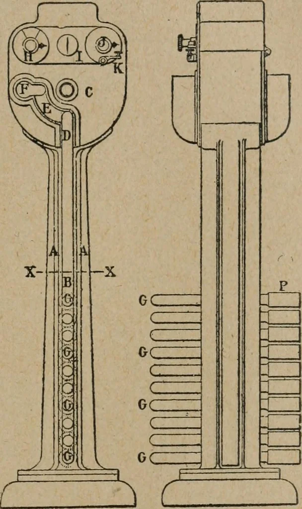 An illustration from Exploitation technique des chemins de fer .., 1907, leaf 496
