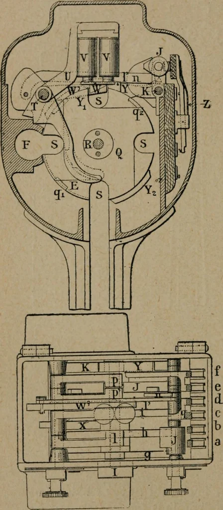 An illustration from Exploitation technique des chemins de fer .., 1907, leaf 497