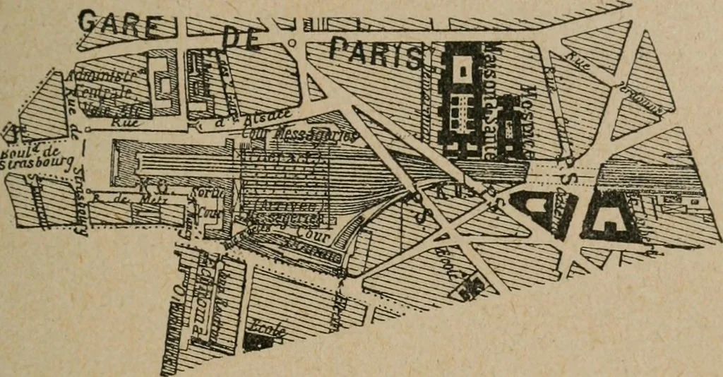 An illustration from Exploitation technique des chemins de fer .., 1907, leaf 50