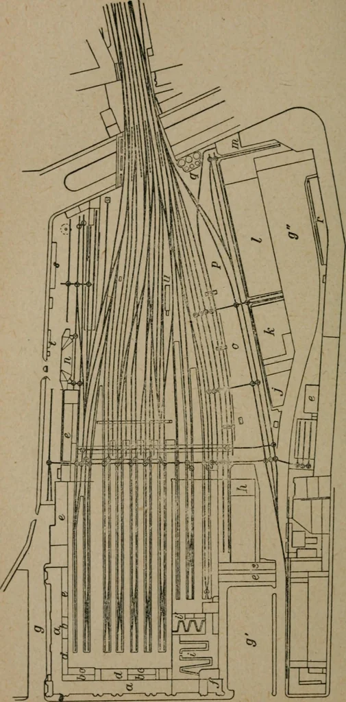 An illustration from Exploitation technique des chemins de fer .., 1907, leaf 51