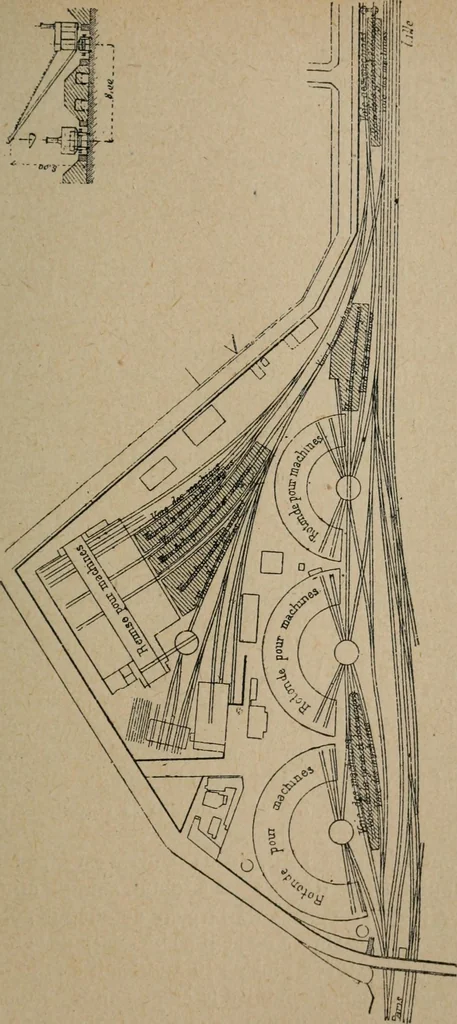 An illustration from Exploitation technique des chemins de fer .., 1907, leaf 602