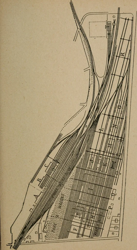 An illustration from Exploitation technique des chemins de fer .., 1907, leaf 668