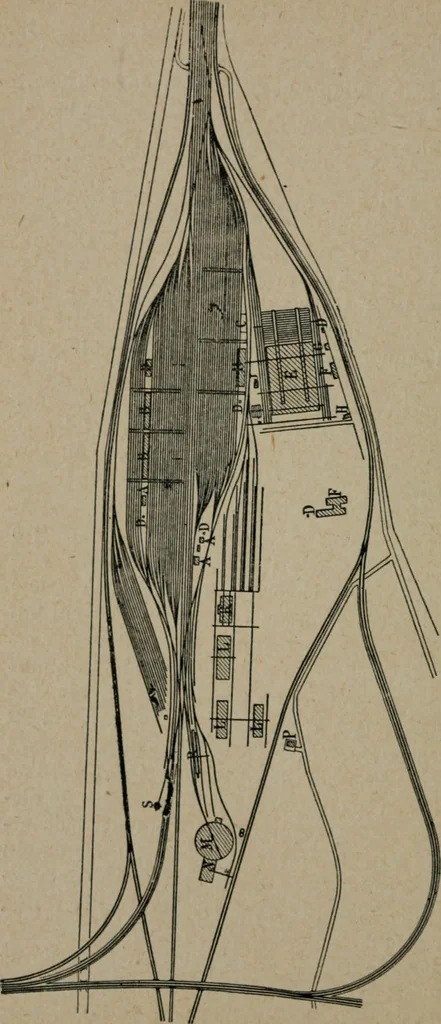 An illustration from Exploitation technique des chemins de fer .., 1907, leaf 87