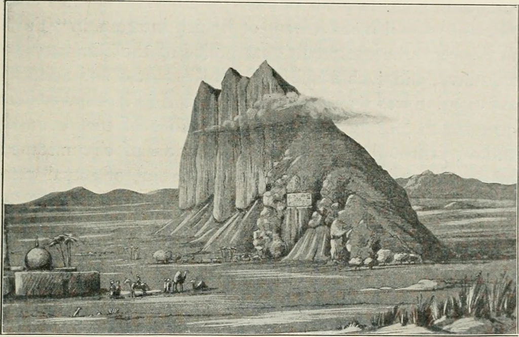 An illustration from Explorations in Bible lands during the 19th century, 1903, leaf 106