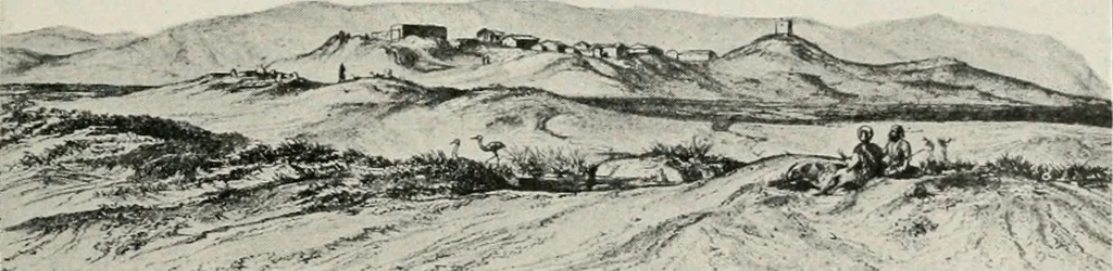 An illustration from Explorations in Bible lands during the 19th century, 1903, leaf 110