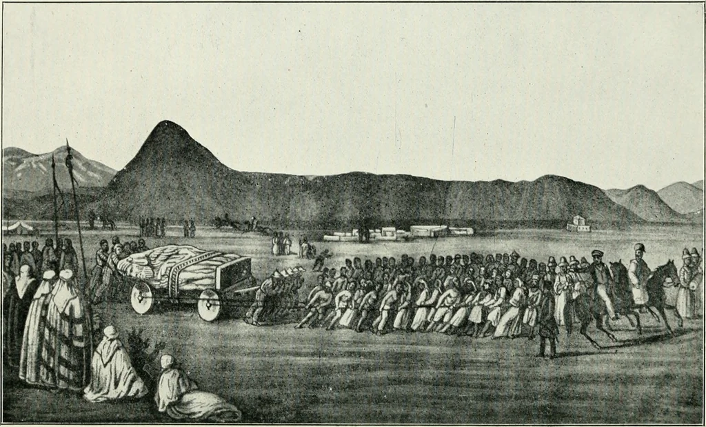 An illustration from Explorations in Bible lands during the 19th century, 1903, leaf 131