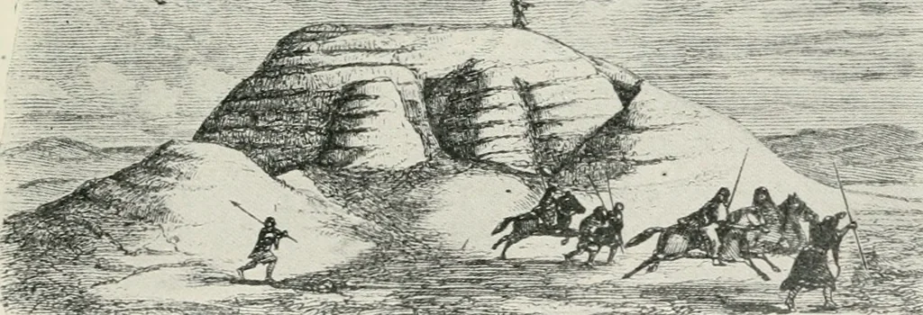 An illustration from Explorations in Bible lands during the 19th century, 1903, leaf 186