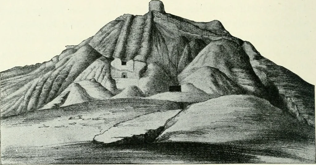 An illustration from Explorations in Bible lands during the 19th century, 1903, leaf 221