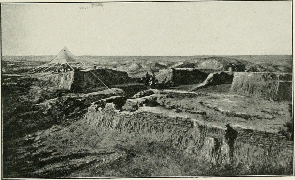 An illustration from Explorations in Bible lands during the 19th century, 1903, leaf 292