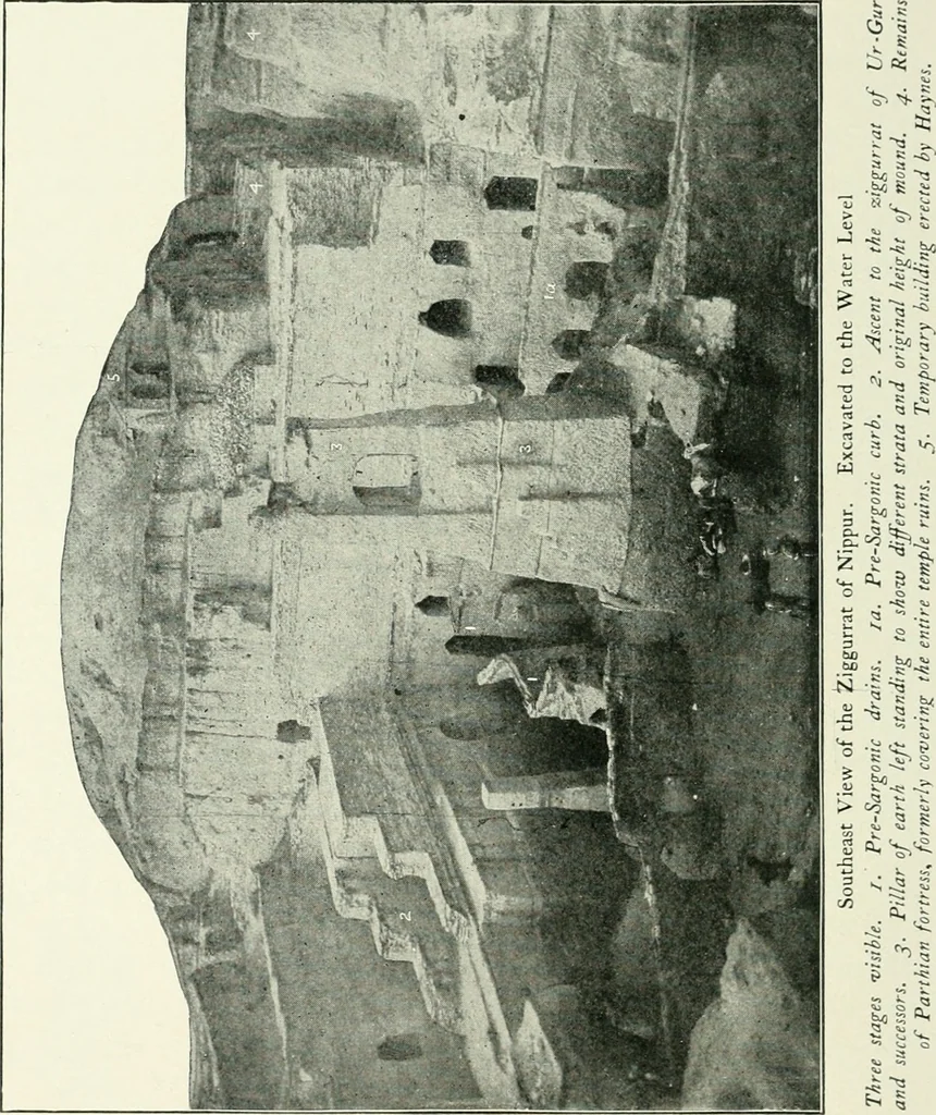An illustration from Explorations in Bible lands during the 19th century, 1903, leaf 547