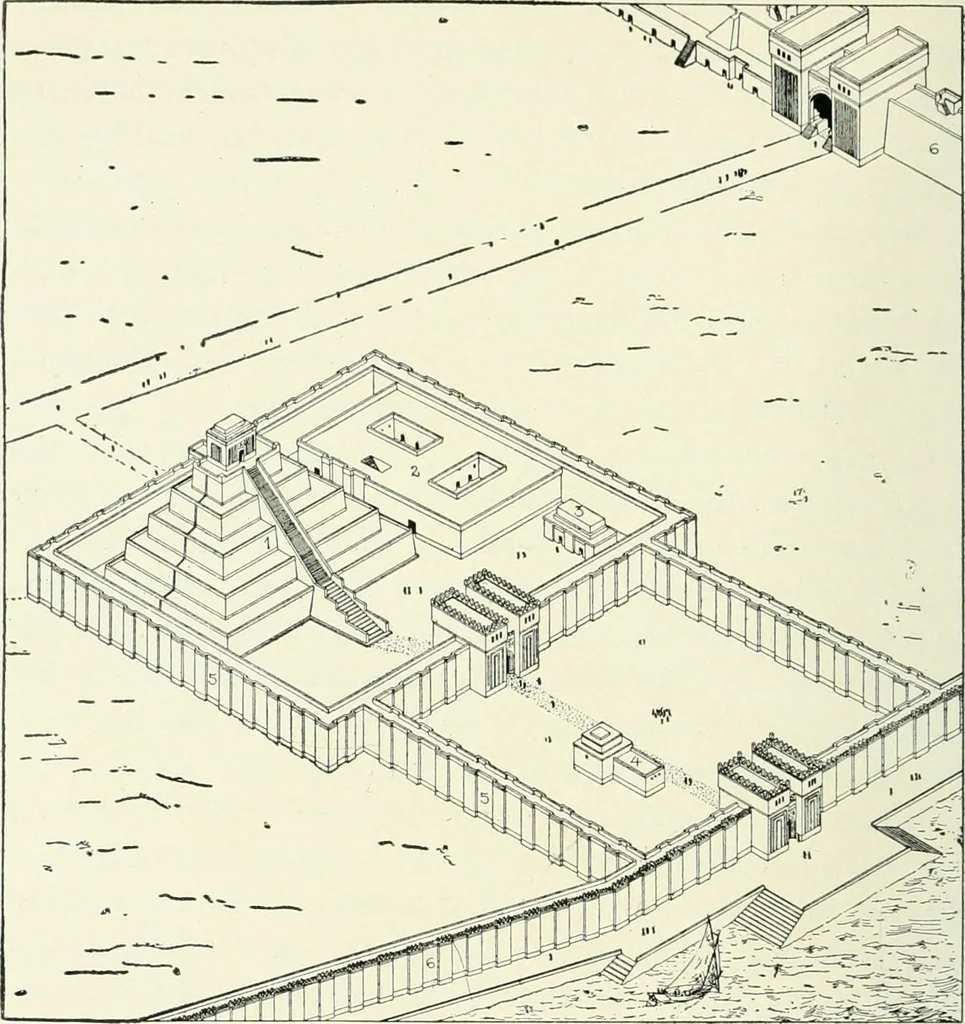 An illustration from Explorations in Bible lands during the 19th century, 1903, leaf 655
