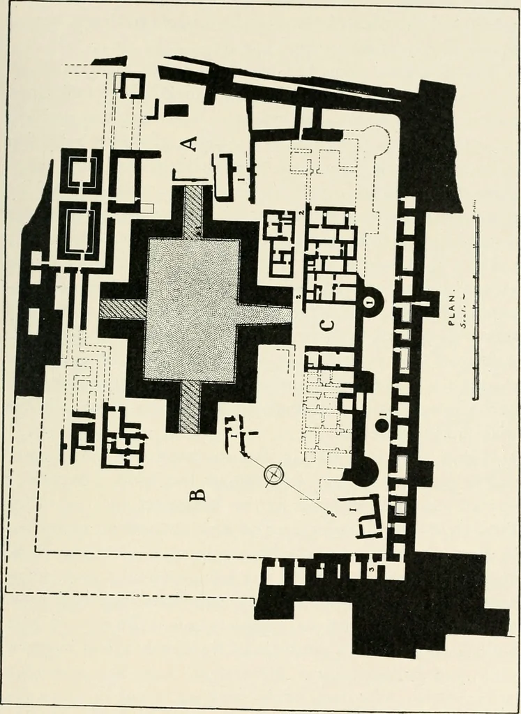 An illustration from Explorations in Bible lands during the 19th century, 1903, leaf 662