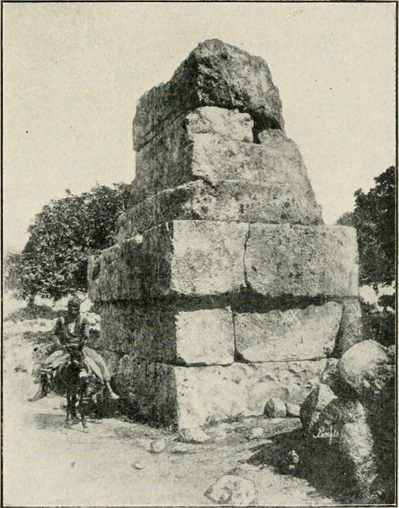 An illustration from Explorations in Bible lands during the 19th century, 1903, leaf 696