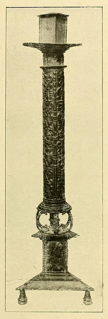 An illustration from Exposición de hierros antiguos españoles; catálogo por Pedro Miguel de Artiñano y Galdácano, 1919, leaf 213