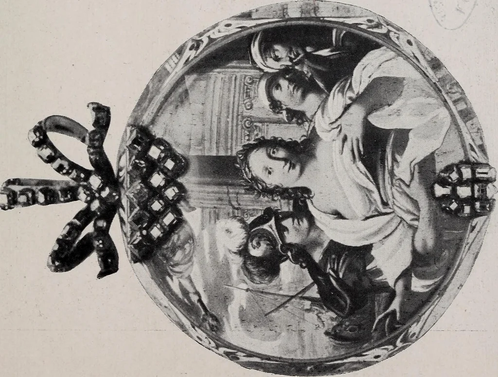 An illustration from Exposition du décor moderne de l'horlogerie et de la bijouterie : section d'enseignement, section rétrospective, 1921, 1921, leaf 32