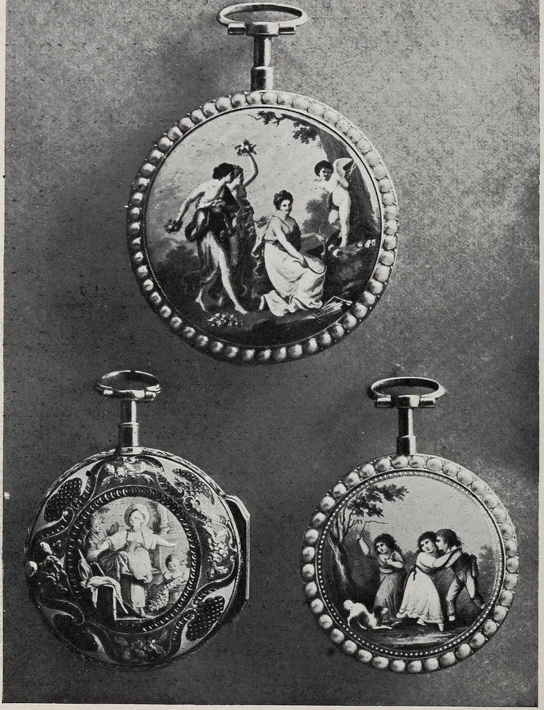 An illustration from Exposition du décor moderne de l'horlogerie et de la bijouterie : section d'enseignement, section rétrospective, 1921, 1921, leaf 51