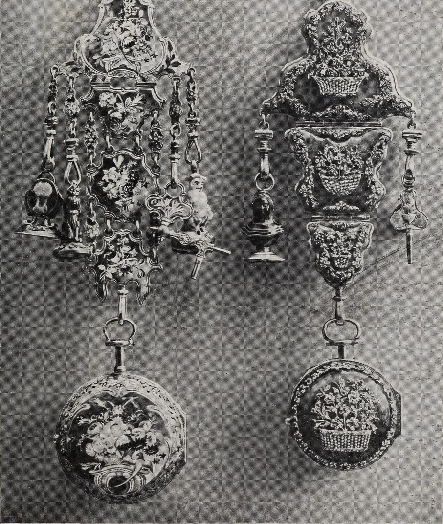 An illustration from Exposition du décor moderne de l'horlogerie et de la bijouterie : section d'enseignement, section rétrospective, 1921, 1921, leaf 68