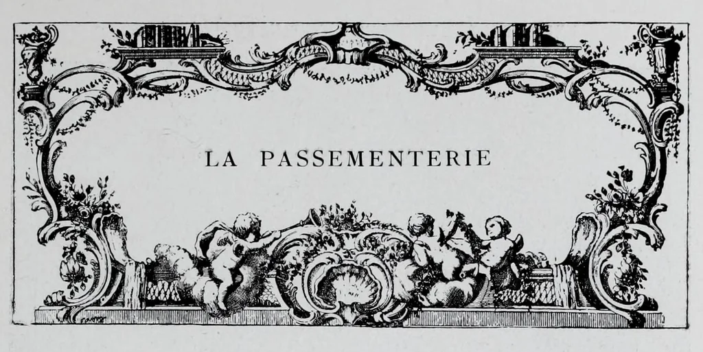 An illustration from Exposition Franco-Britannique, Londrés 1908 : section française (classe 84) dentelles, broderies, passementeries et dessins, 1908, leaf 77