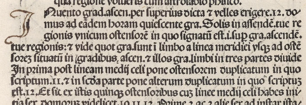 An illustration from Expositionis canonu[m] la Camillo Leonardo Expositionis canonu[m ibri desiderati equaitionis celestiu[m] motuum sine calculo, leaf 47