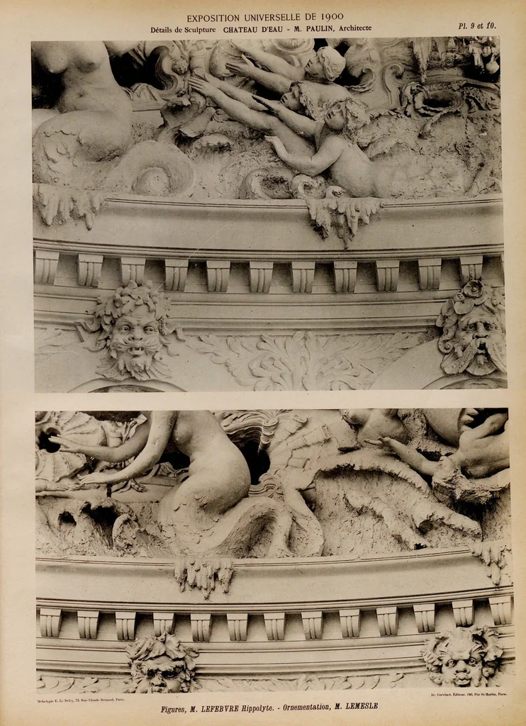 An illustration from L'Exposition Universelle de 1900 : détails de sculpture, 1900, leaf 23