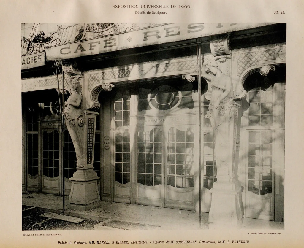 An illustration from L'Exposition Universelle de 1900 : détails de sculpture, 1900, leaf 55