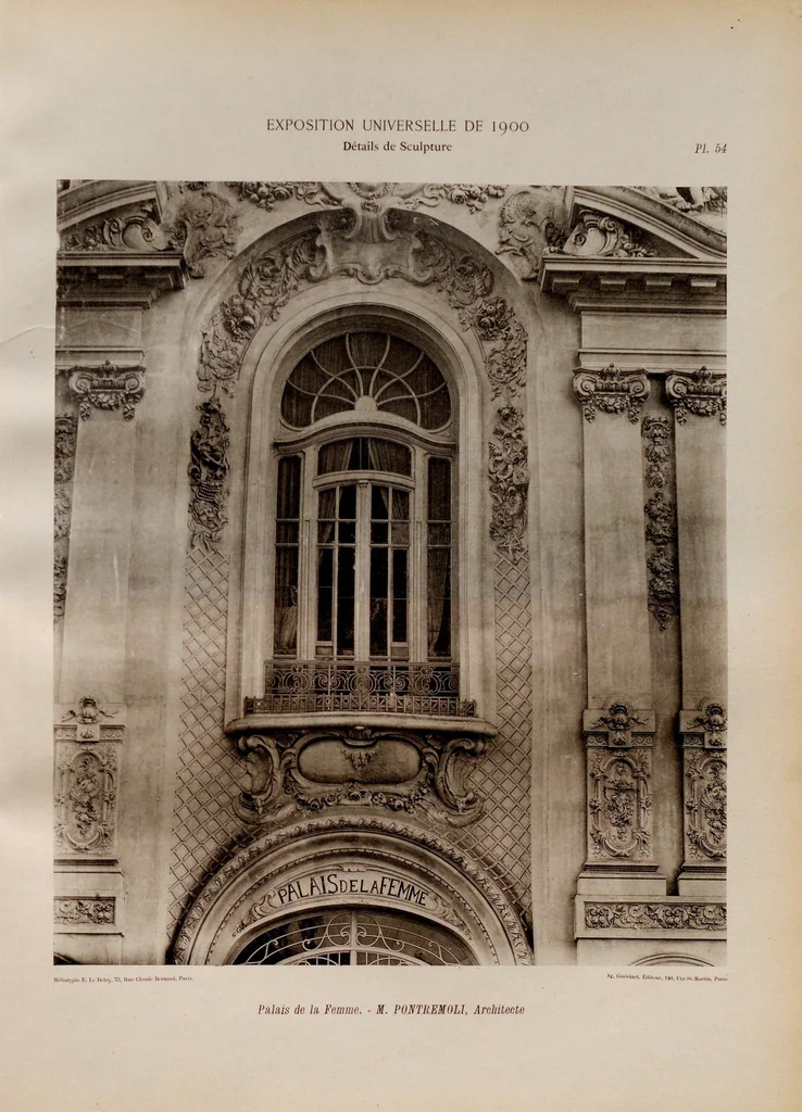 An illustration from L'Exposition Universelle de 1900 : détails de sculpture, 1900, leaf 71