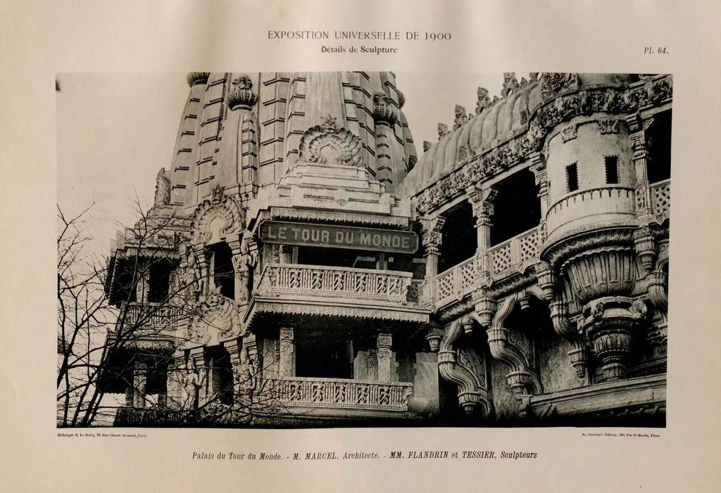 An illustration from L'Exposition Universelle de 1900 : détails de sculpture, 1900, leaf 83