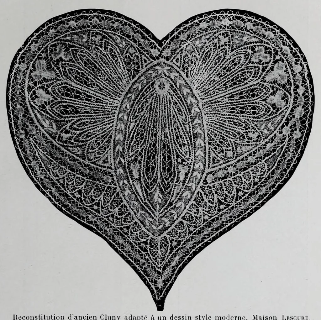 An illustration from Exposition universelle internationale de Liège 1905 : rapports du jury international : classe 84, dentelles, broderies, passementeries et dessins, 1906, leaf 33
