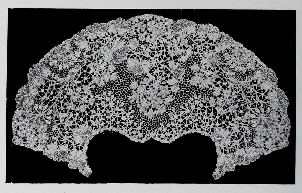 An illustration from Exposition universelle internationale de Liège 1905 : rapports du jury international : classe 84, dentelles, broderies, passementeries et dessins, 1906, leaf 48