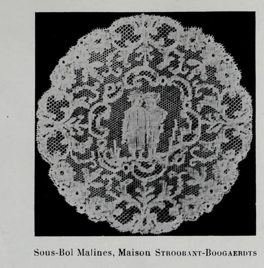 An illustration from Exposition universelle internationale de Liège 1905 : rapports du jury international : classe 84, dentelles, broderies, passementeries et dessins, 1906, leaf 51