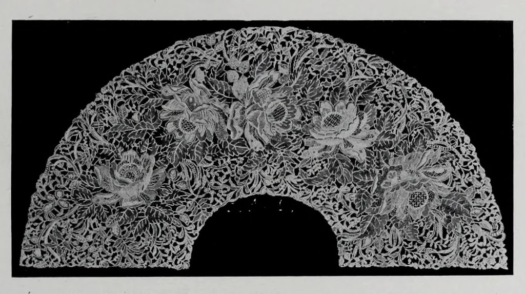 An illustration from Exposition universelle internationale de Liège 1905 : rapports du jury international : classe 84, dentelles, broderies, passementeries et dessins, 1906, leaf 67