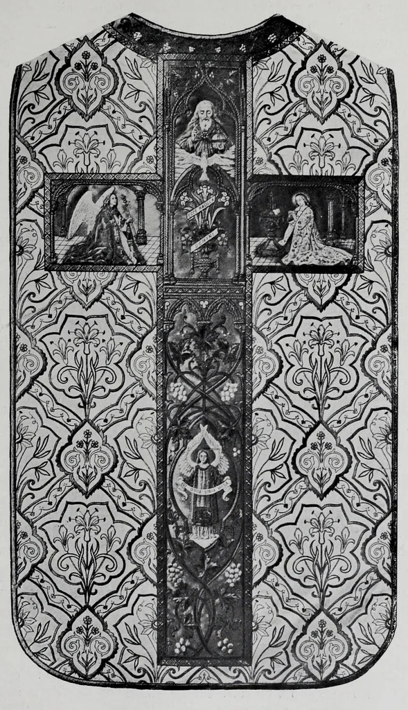 An illustration from Exposition universelle internationale de Liège 1905 : rapports du jury international : classe 84, dentelles, broderies, passementeries et dessins, 1906, leaf 93