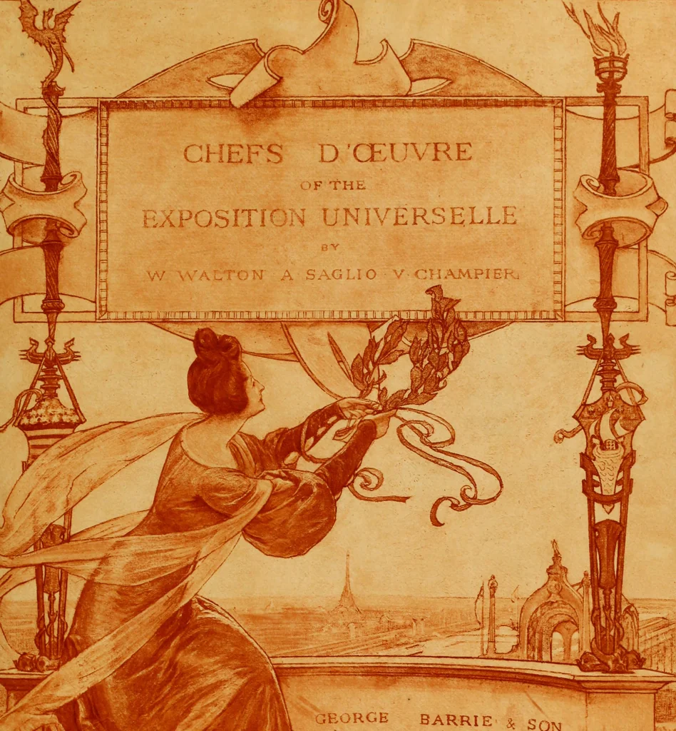 An illustration from Exposition universelle, 1900 : the chefs-d'uvre, 1900, leaf 4