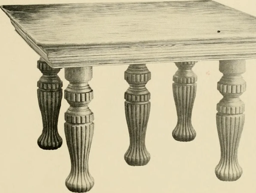 An illustration from Extension tables and sideboards., 1901, leaf 12