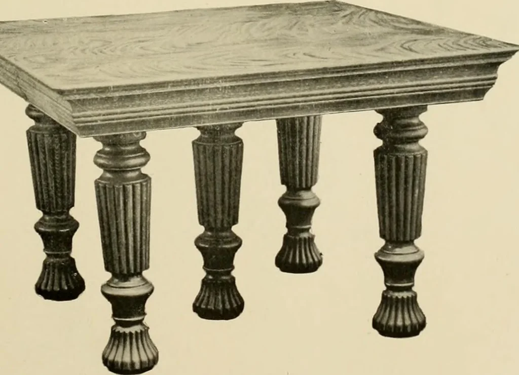 An illustration from Extension tables and sideboards., 1901, leaf 12