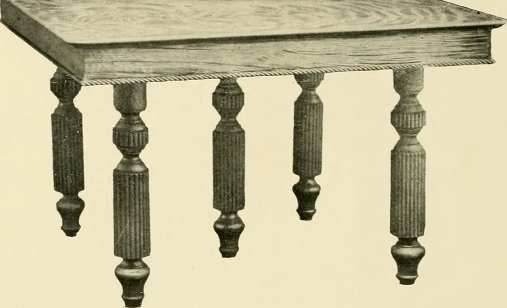 An illustration from Extension tables and sideboards., 1901, leaf 13