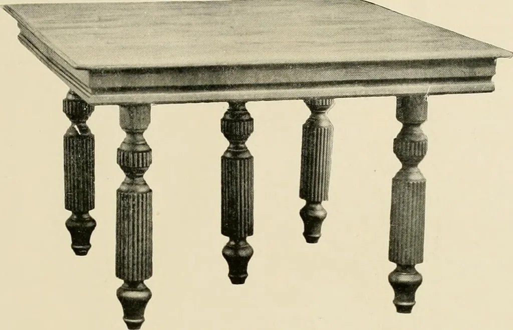 An illustration from Extension tables and sideboards., 1901, leaf 14