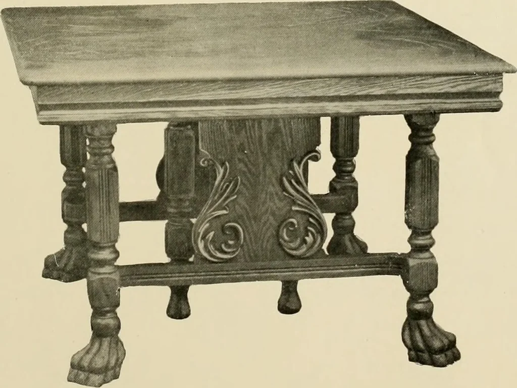 An illustration from Extension tables and sideboards., 1901, leaf 14