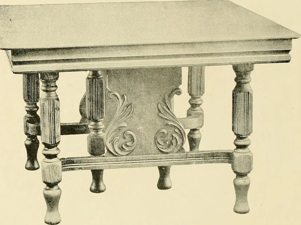 An illustration from Extension tables and sideboards., 1901, leaf 15